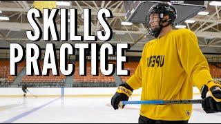 College Hockey Skills Practice [upl. by Novert569]