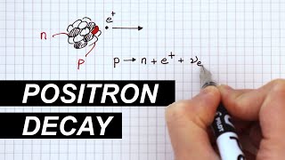 Positron Decay  A Level Physics [upl. by Koah]