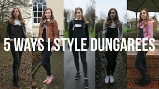 5 ways I style dungarees  AmberlyRose [upl. by Ormsby101]