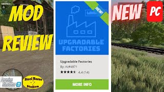 Upgradeable Factories  FS22 PC Mod Review [upl. by Marigold]