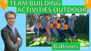 Team Building Activities Outdoor  Balloons 117 [upl. by Kilk235]