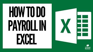 How to do Payroll in Excel [upl. by Targett616]