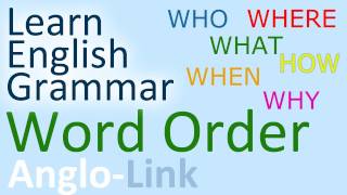 Word Order Sentence Structure  English Grammar Lesson Part 1  B1Intermediate [upl. by Nyad]