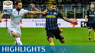 Inter  Fiorentina  42  Highlights  Giornata 14  Serie A TIM 201617 [upl. by Uzzial]