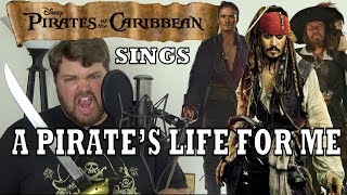 Pirates of the Caribbean Sings A Pirates Life for Me [upl. by Kashden]