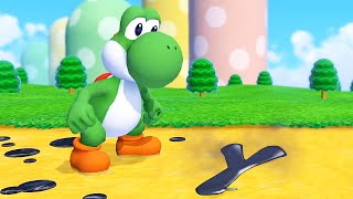 Playable Yoshi in Bowsers Fury Full Game Walkthrough [upl. by Ttennej]