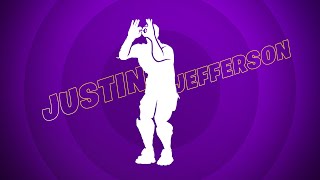 Justin Jefferson Dances Into the Fortnite Icon Series With The Get Griddy Emote [upl. by Afesoj]