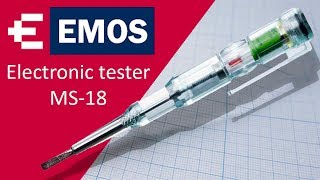 EMOS Electronic Tester MS18 review [upl. by Shara76]