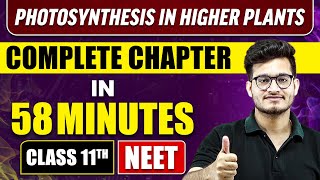 PHOTOSYNTHESIS IN HIGHER PLANTS in 58 Minutes  Full Chapter Revision  Class 11 NEET [upl. by Jolyn885]