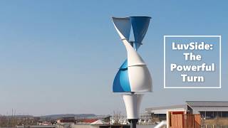 How We Install Our Vertical Axis Wind Turbine  LuvSide The Powerful Turn [upl. by Ivah67]