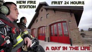 First 24 Hours in a New Fire Station  A Day in the Life [upl. by Aivatal594]