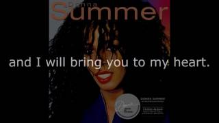 Donna Summer  State of Independence 7quot Single LYRICS SHM quotDonna Summerquot 1982 [upl. by Morly749]