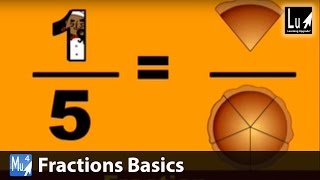 Fractions Basics Proper Improper Mixed Song – Learn Fractions – Learning Upgrade App [upl. by Waterman]