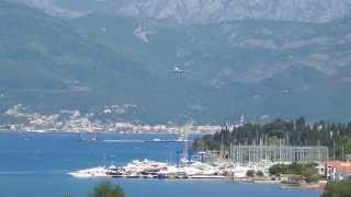 Visual landing at Tivat airport LYTV RWY14 [upl. by Ric]