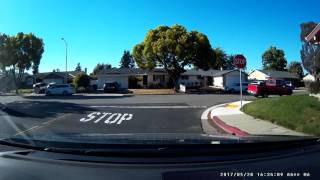 Pleasanton California CA DMV BehindTheWheel driving test practice route 1  part 1 [upl. by Ahsirek137]