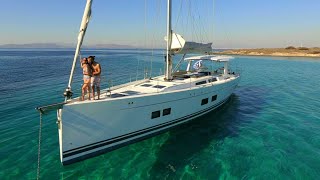 Sailing Yacht Medseatation  Hanse 588  For charter in Greece [upl. by Maybelle]