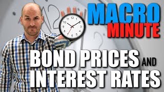 Macro Minute  Bond Prices and Interest Rates [upl. by Nahtannhoj771]