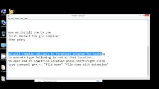 How to compile cc programs with geany and execute in windows [upl. by Swainson]