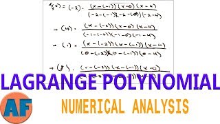 Lagrange Interpolating Polynomial  Easy Method [upl. by Kantos]