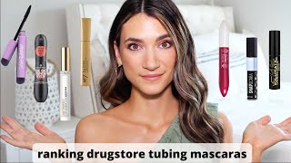 The Best and Worst Drugstore Tubing MascarasWear tests and high end comparison [upl. by Raychel]