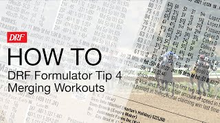 How To  DRF Formulator Tip 4  Merging Workouts [upl. by Mercier]