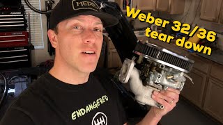 How to disassemble and clean a Weber 3236 carburetor [upl. by Wyon]