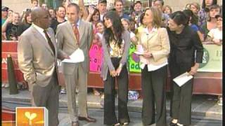 Vanessa Hudgens on The Today Show Aug 4 2009 Part 1 [upl. by Worden]