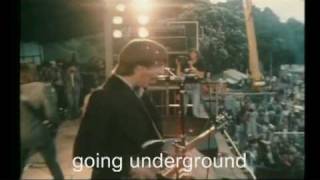 The Jam Going underground  lyrics Pinkpop 1980 [upl. by Pentha414]