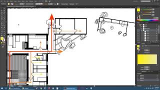 Adobe Illustrator Floor Plan Diagrams Tutorial [upl. by Anemij]