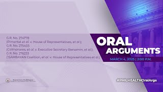 ORAL ARGUMENTS ON PIMENTEL ET AL V HOUSE OF REPRESENTATIVES ET AL [upl. by Lorolla]