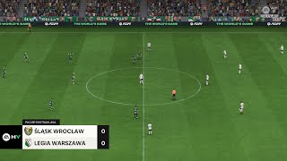 Śląsk Wrocław vs Legia Warszawa 21102023 Ekstraklasa EA FC 24 PS5 [upl. by Nivat892]