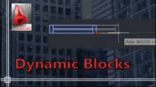 Autocad  Dynamic Blocks [upl. by Eniloj]