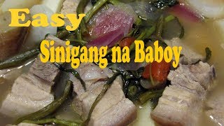 EASY Sinigang na Baboy Pork Sinigang [upl. by Theurer236]