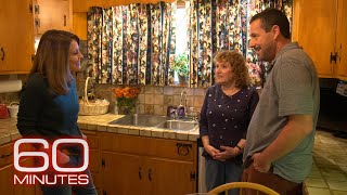 60 Minutes goes inside Adam Sandlers childhood home [upl. by Epolenep809]