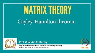 CayleyHamilton theorem [upl. by Galen]