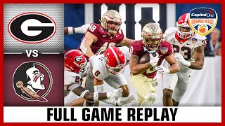 Georgia vs Florida State Full Game Replay  202324 ACC Football [upl. by Etnom]