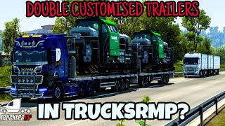 How to get customized DOUBLE amp TRIPLE LOADED TRAILERS in TruckersMP or ETS 2 Multiplayer For FREE [upl. by Valaria610]