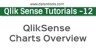 Qlik Sense Tutorials  QlikSense Charts Overview [upl. by Schiffman]