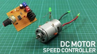 How To Make DC Motor Speed Controller Circuit DIY PWM Motor Controller [upl. by Queri960]