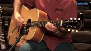 Gibson Acoustic J35 Acousticelectric Guitar Demo  Sweetwater Sound [upl. by Eronaele219]