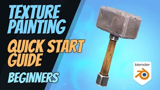 Texture Painting  Quick Start Guide  Blender [upl. by Naej988]