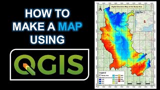 How to Make a Map using QGIS3 [upl. by Gwenora]