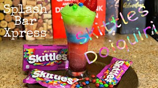 Skittles Daiquiri Drink  5 layers  How to make [upl. by Dajma]