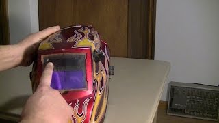 AutoDarkening Welding Helmet Repair [upl. by Ahsykal93]