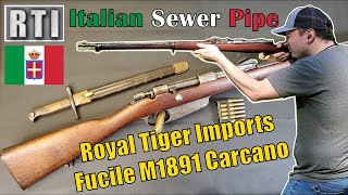 Carcano Model 1891 LONG Rifle  Royal Tiger Imports UNBOXING from AFRICA  Italian Fucile Modello 91 [upl. by Pelmas]