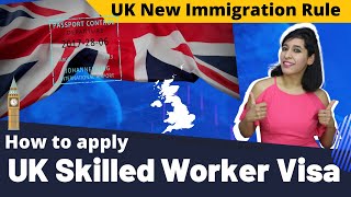 How to apply UK Skilled Worker visa How to fill UK Visa application form online  UK Work Visa 2023 [upl. by Bodkin591]