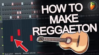 How To Make Reggaeton Beats In FL Studio Making A Beat From Scratch [upl. by Elletsirk228]