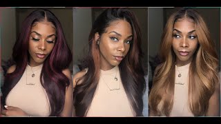 5 Color Showcase  Outre Melted Hairline Synthetic Lace Front Wig  Kamiyah  HAIRSOFLY [upl. by Alys]