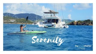 SERENITY  ⛵️Greece Luxury CATAMARAN Charter [upl. by Ruelu]