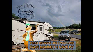 Yogi Bears Jellystone Park Mammoth Cave Kentucky Campground Review [upl. by Etnahsa]